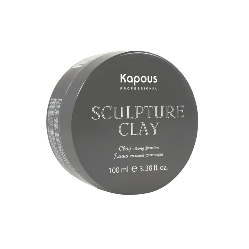 Глина для волос Kapous Professional горшок для запекания с крышкой поли гладкий красная глина 1 л