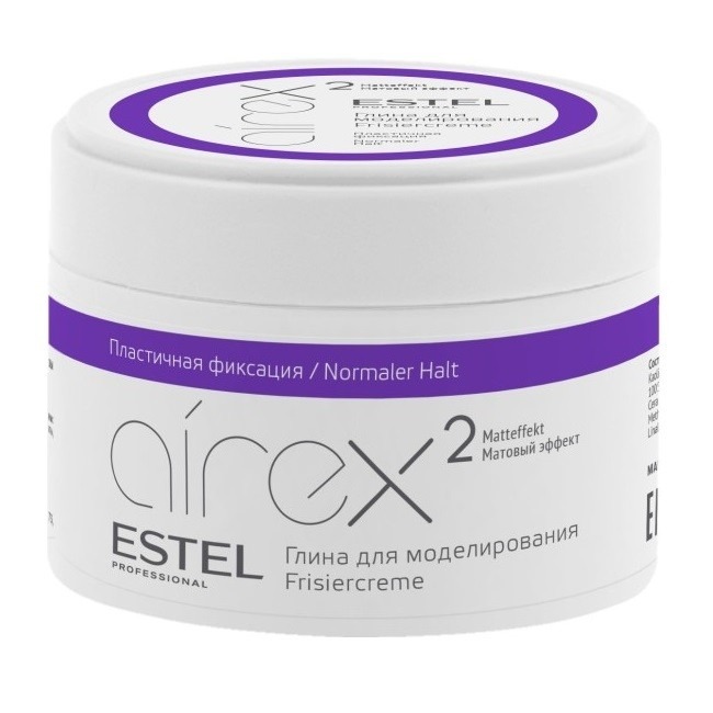 Глина для волос Estel глина для моделирования волос пластичной фиксации airex
