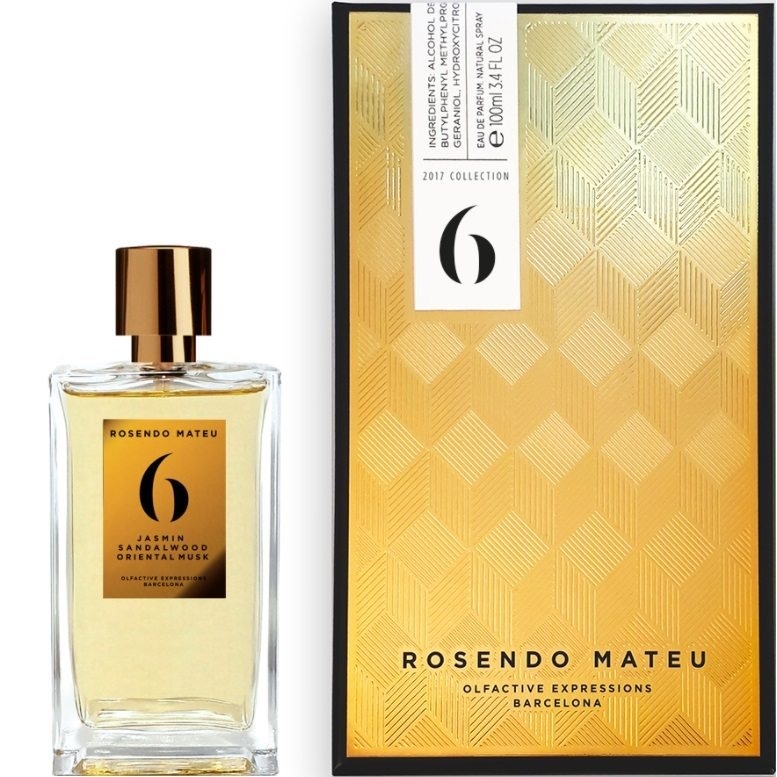 Rosendo Mateu Nº 6 Jasmin, Sandalwood, Oriental Musk rosendo mateu nº 5 floral amber sensual musk