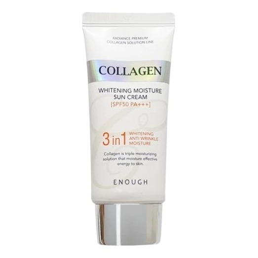 Средства для загара Enough Collagen 3 in 1 Whitening Moisture Sun - фото 1