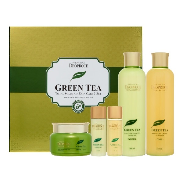 Набор для лица Deoproce Premium Green Tea Total Solution 3