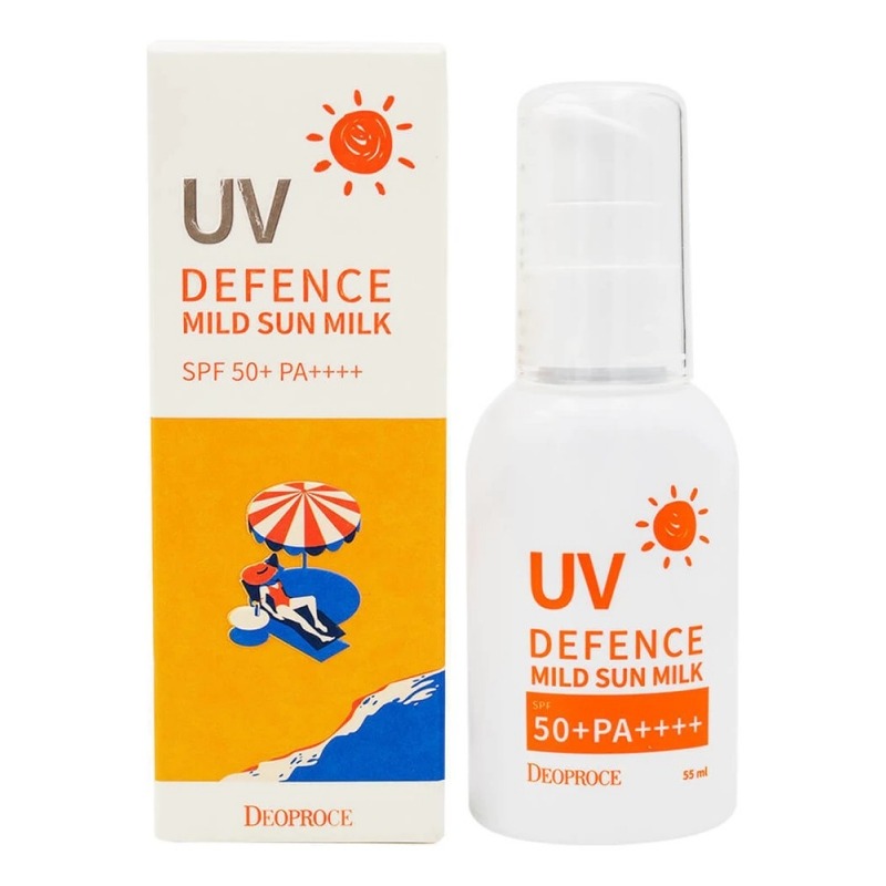 Средства для загара Deoproce UV Defence Mild Sun Milk - фото 1