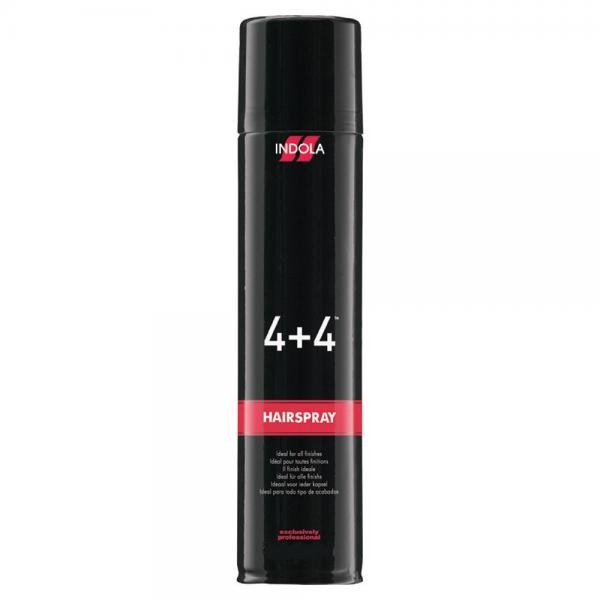 Indola Лак для волос сильной фиксации 4+4 Hairspray Strong Лак для волос сильной фиксации 4+4 Hairspray Strong - фото 1