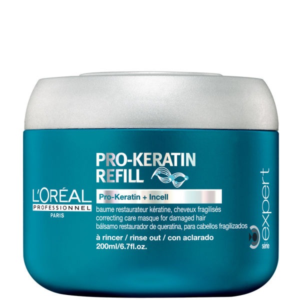 Loreal Professionnel Интенсивное питающая лечебная маска для волос с кератином Pro-Keratin Refill
