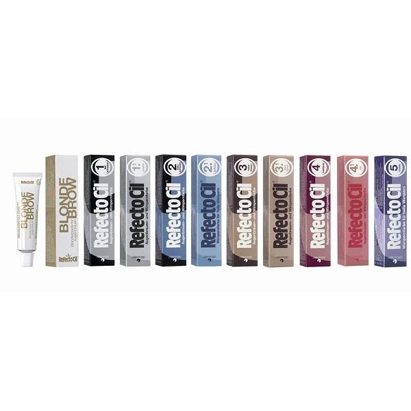 Краска для бровей RefectoCil makeup eraser салфетка для снятия макияжа темно синяя