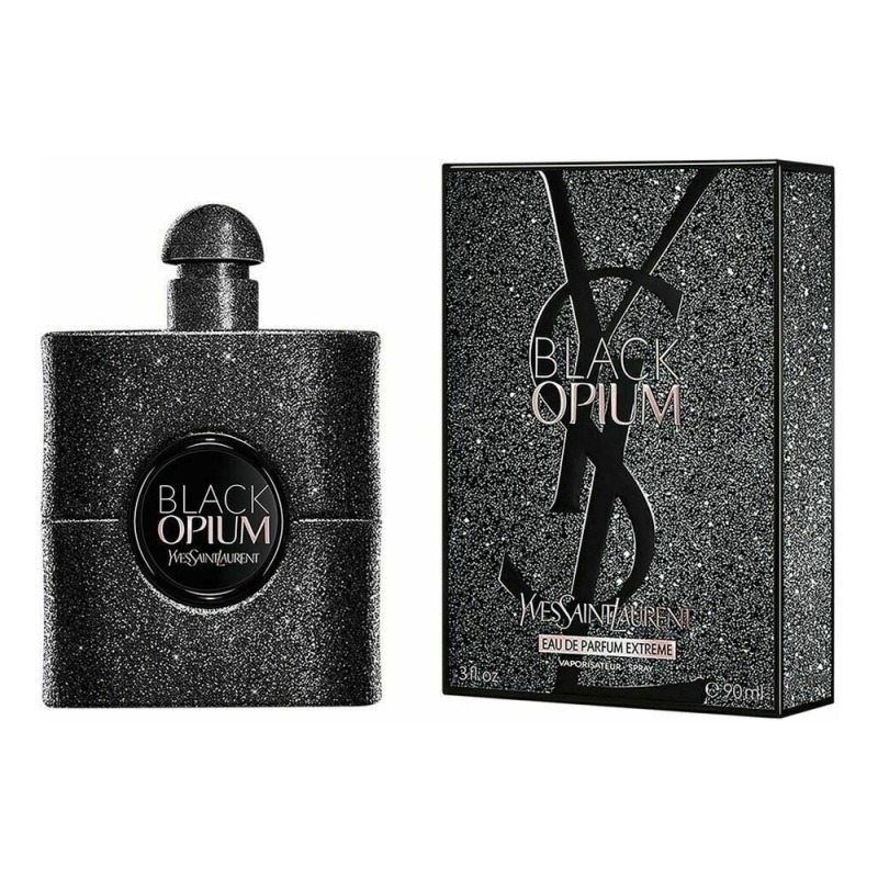 Духи сен лоран блэк опиум. Yves Saint Laurent Black Opium extreme. Духи YSL Black Opium extreme. YSL Black Opium 50 ml. YSL Black Opium Eau de Parfum 90ml.