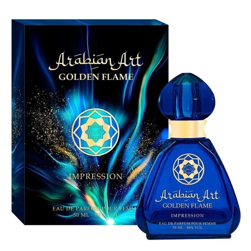 

Arabian Art Golden Flame Impression